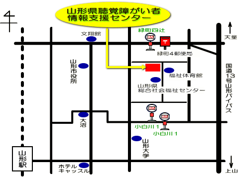 協会の地図